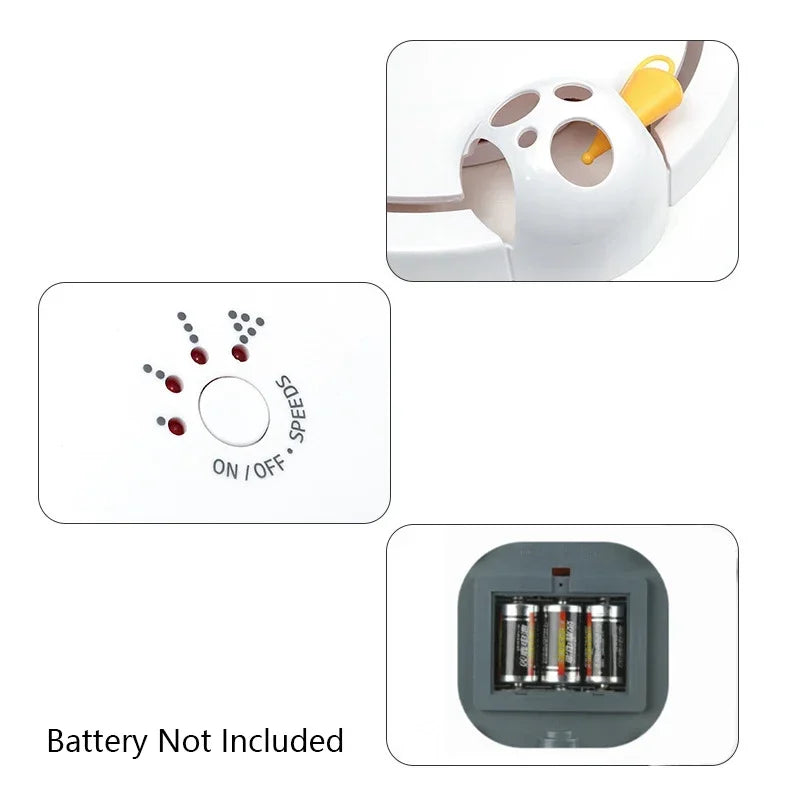 Interactive Mouse Pounce Cat Toy